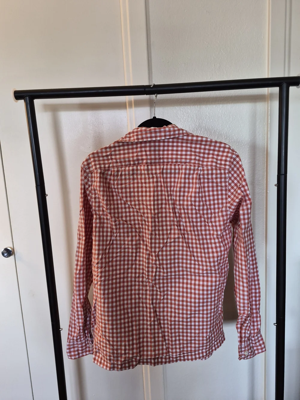J. Crew Red & White Gingham Shirt